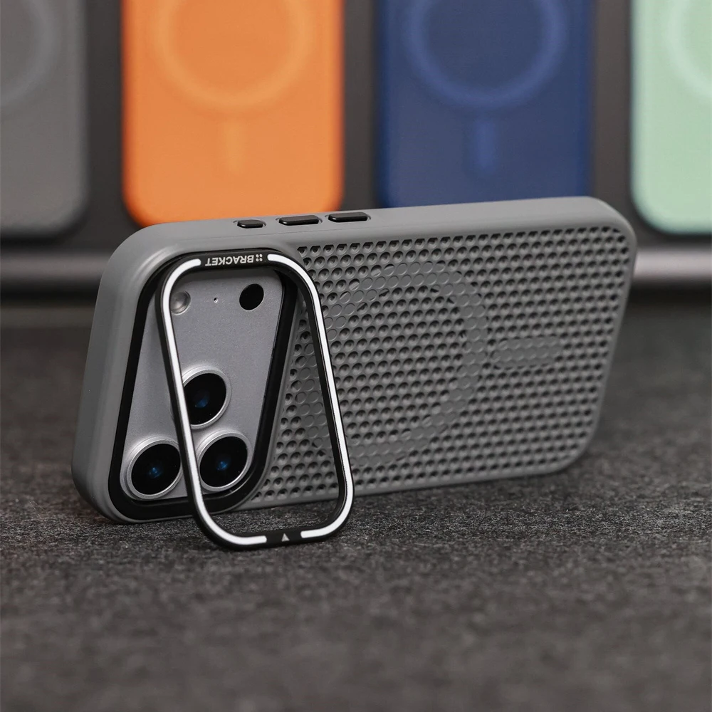 Enhanced Cooling Phone Case with Camera Mount & Wireless Charging Capability