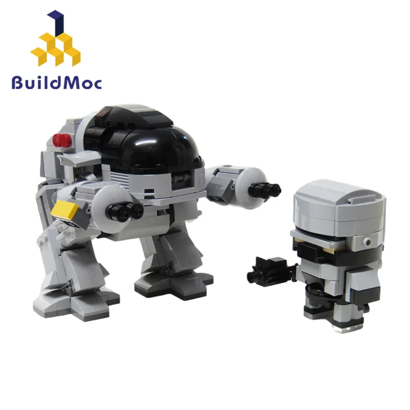 Buildmoc робот из фильма робокоп механический Mecha MOC набор строительных блоков наборы