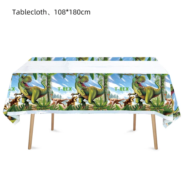 Jurassic World Dinosaur Theme Disposable Tableware Jungle Safari Dinosaur Napkin Plate  Wild Roar Boy Happy Birthday Party Decor