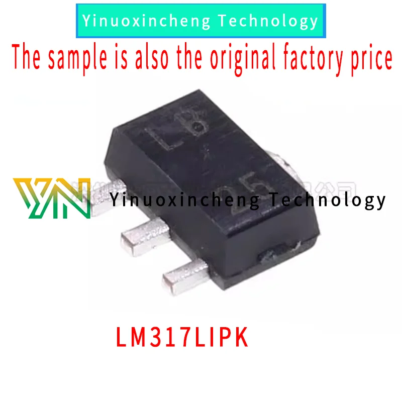 10PCS/LOT Original genuine SMT LM317LIPK silk screen LB SOT-89 adjustable linear regulator chip vo615a 2x009t smd 4 silk screen vo615a 2 transistor output optocoupler optocplr 63 125% ctr 10ma new original genuine