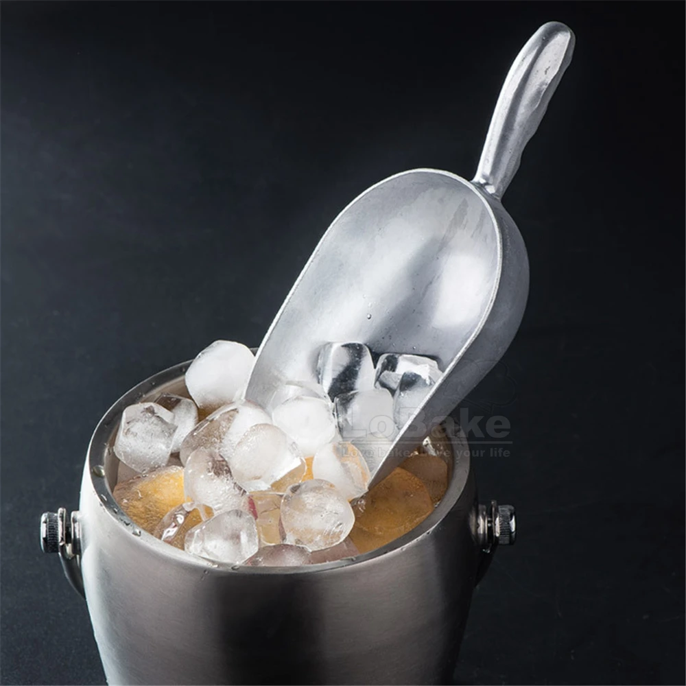 Aluminum Alloy MultiFuntional Tea Shovel Ice Spoon Flour Rice Raw Materials Coffee Bean Holder Popcorn Dried Fruit Scoop