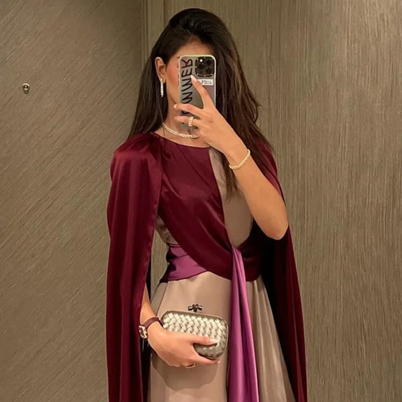 فستان انيق بلونين