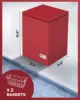 Cu Ft Chest Freezer - Super-Low Temperature - 2 Removable Baskets - Electronic Control 14℉ to -40℉- Red 6
