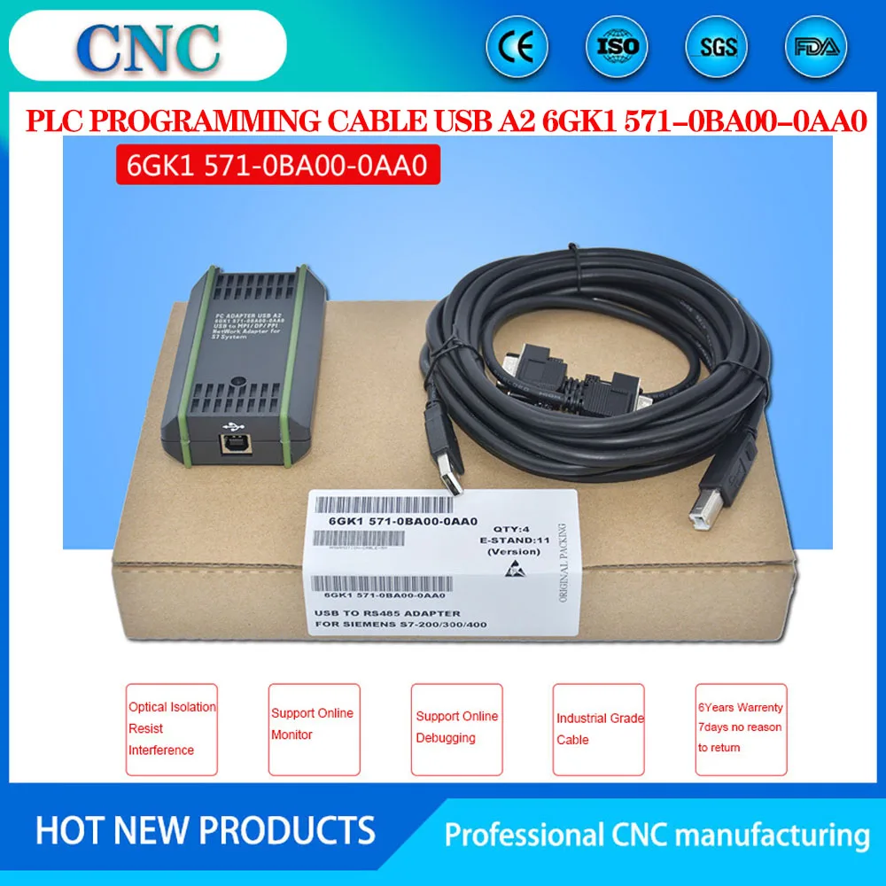 Usb-Mpi Dp Ppi Siemens S7-200/300/400 Cavo Di Programmazione Plc Adattatore Usb A2 6 Gk1 Muslimpc Per Sistema S7 Filo Di Rame