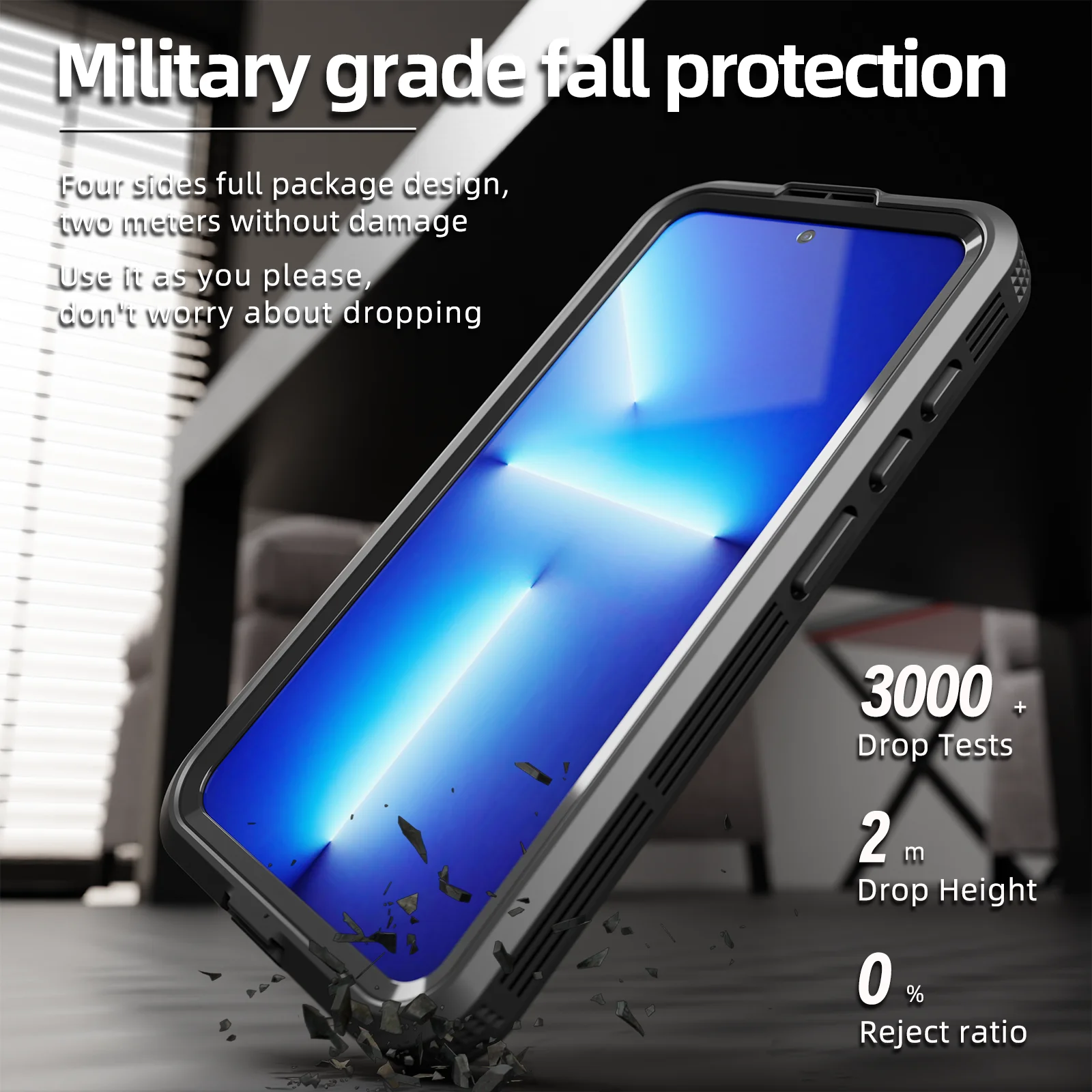 Shellbox 360° Full Protection IP68 Waterproof Phone Case