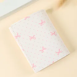 Sweet Pink PU Leather Women's Wallet with Floral Bow and Photocard Holder (1)