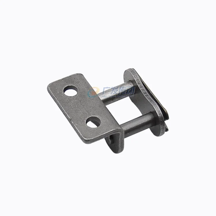 1pcs Full Buckle Chain Buckle Single-side Double-hole Bent Plate Conveyor Driving Chain 08B /10A /12A