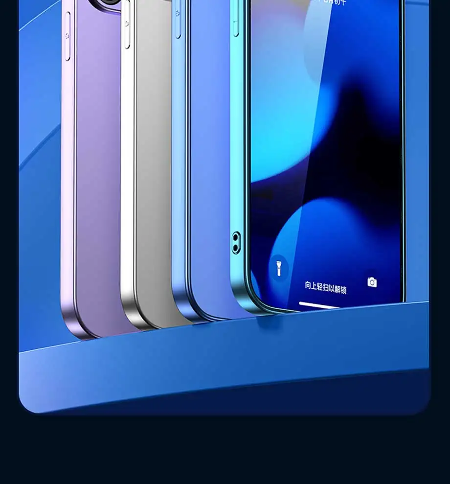 S6327f0063208453480a745f6541298218 4PCS Tempered Glass for iPhone 11, 12, 13, 14, 15 Pro, XR, X, XS Max Screen Protector on for iPhone 12, 13 Mini, 7, 8, 6 Plus SE Glass Mallzona