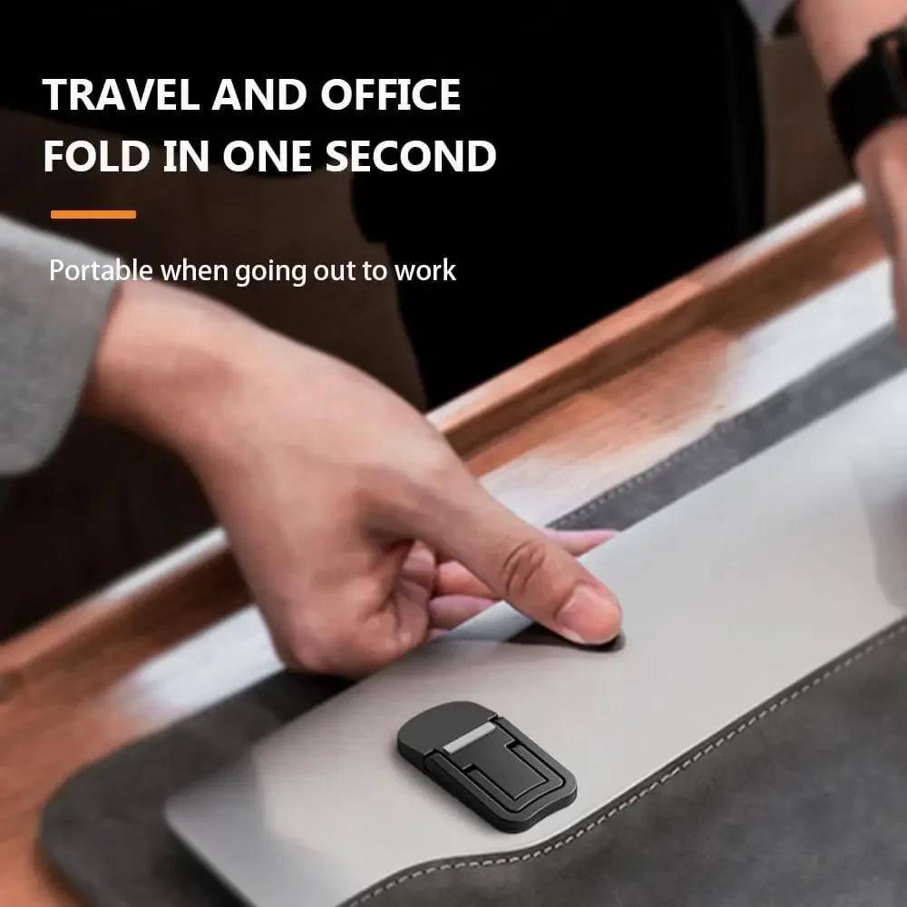 Foldable Portable Laptop and Tablet Stand Set - Adjustable Riser and Cooling Bracket