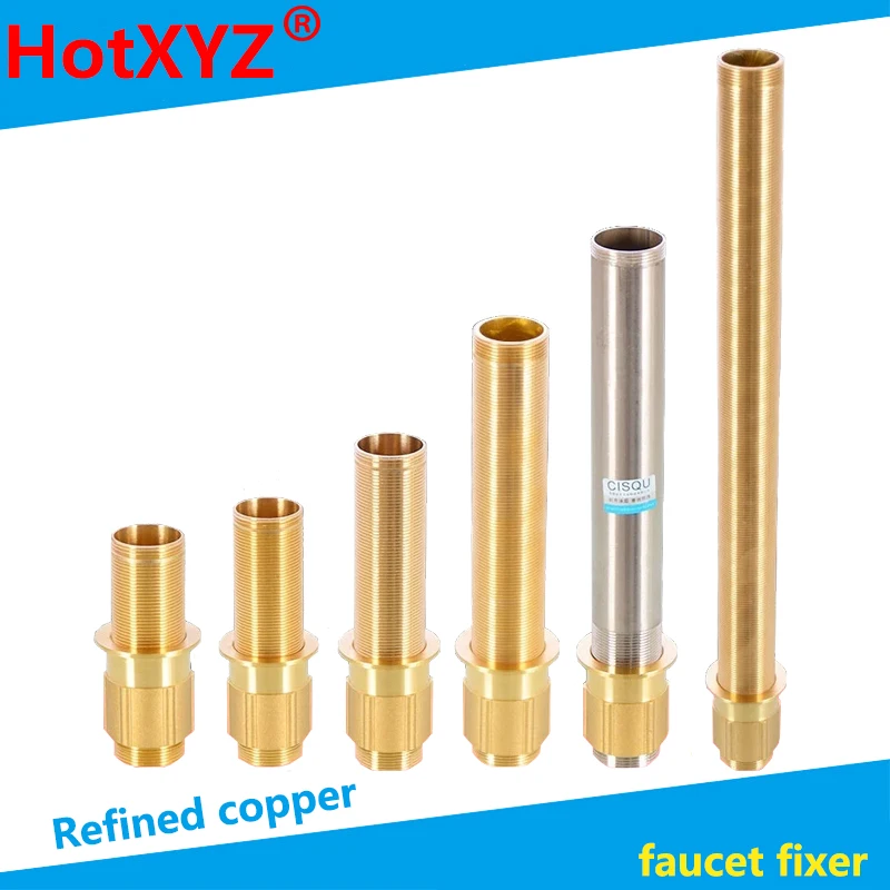 Cold and hot water faucet fixer basin basin faucet lengthened fixed foot thick repair refit accessories