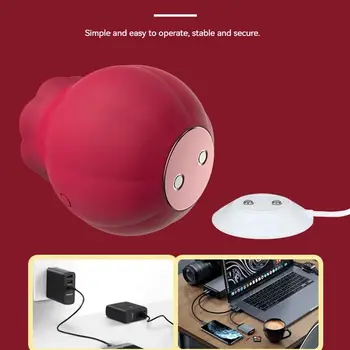 Flower Sex Toy with Tongue Licking Vibrators Female for Women Clitoral Stimulator G-Spot Massager Woman Sextoy Clitoris Vibrator 3