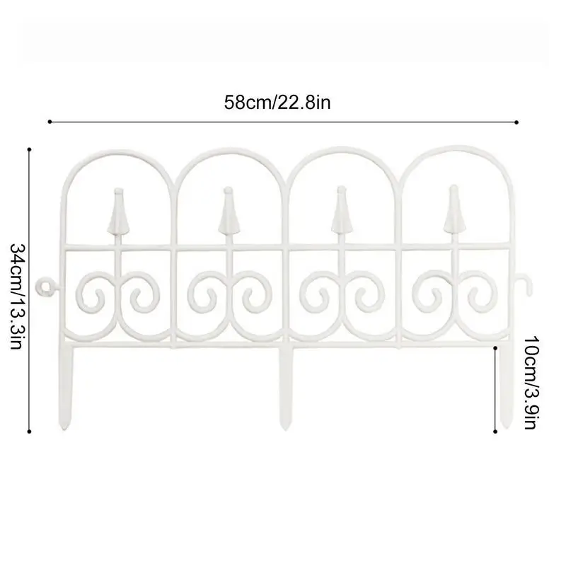 Decorative Garden Fence Garden Edging Border Garden Fence 6pcs