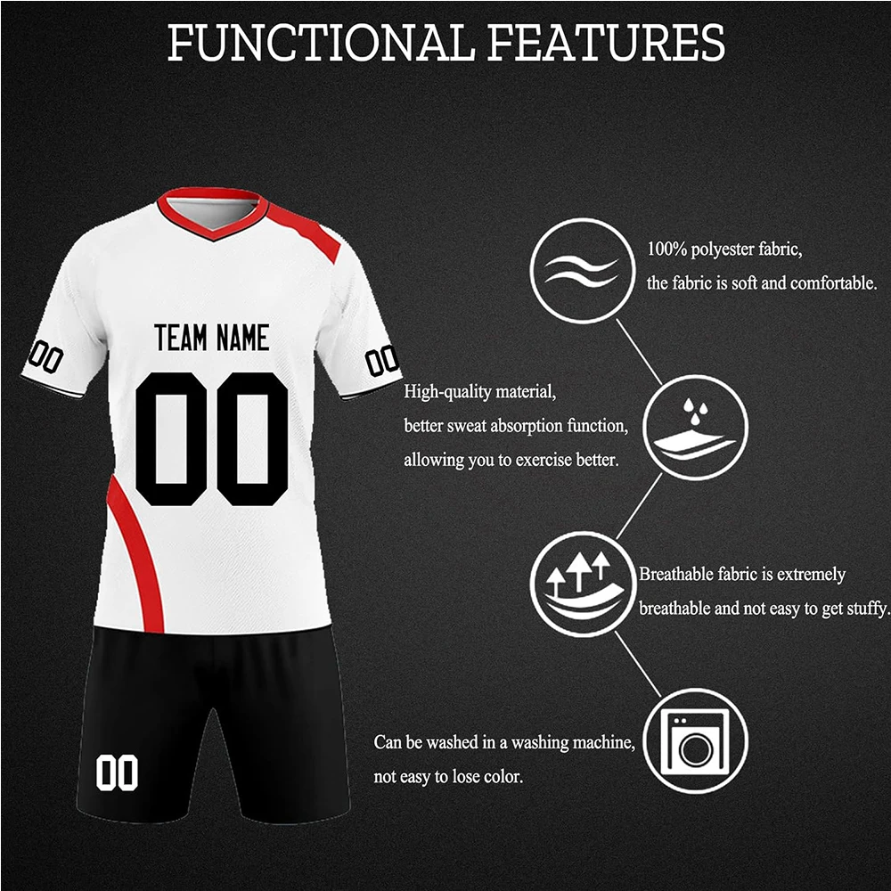 Volleyball Jersey for Men/Women/Boys/Girls Personalized Volleyball Jersey with Name/Number/Breathable Sports Uniform