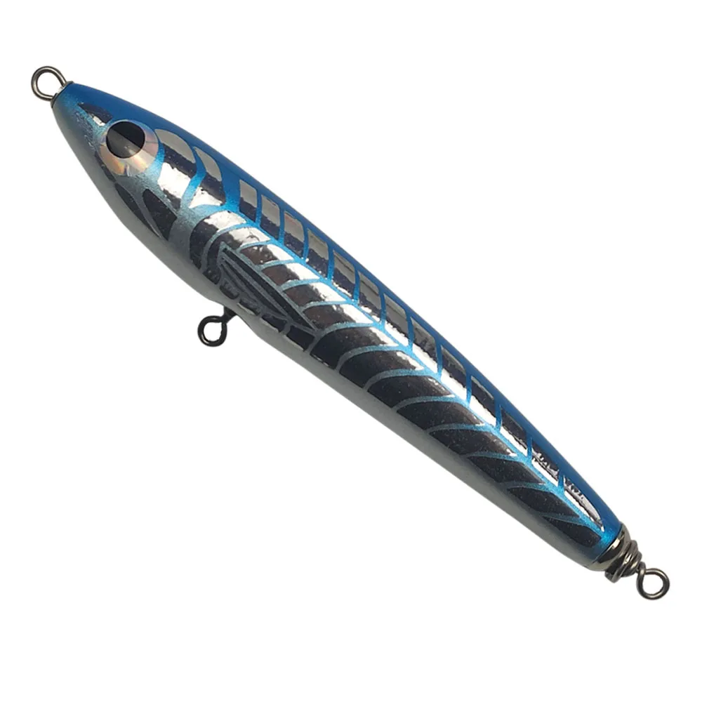 Gamma Carpenter Wood Floating Popper Stickbait Fishing Lure Per Paulownia Medio Pesante Popping For , Kingfish, Bluefintuna Co