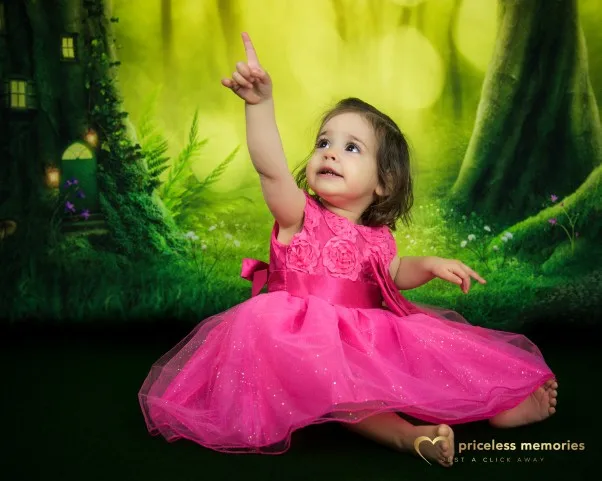 Dreamy Forest Backdrop Photography Glitter Butterfly Baby Shower Birthday Party Wedding Photocall Background Decor Studio Props