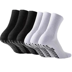 Enhanced Performance Anti - Slip Silicone Grip Sports Socks - Breathable for Training and Running (HB - 6)