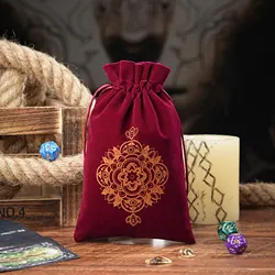 Velvet Multipurpose Storage Pouch for Tarot, Jewelry, and More (I)