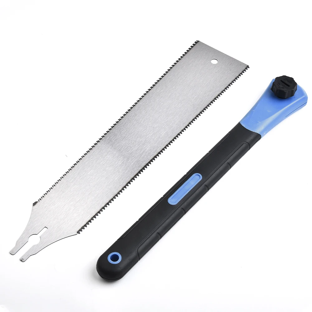 

Double Edge Hand Saw 65MN Pruning 3 Flutes Tooth Straight Saw Garden Carpenter Woodworking Tools Forwood Plastic Cutting 320mm