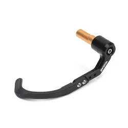 Motorcycle Handlebar Grips with Brake and Clutch Levers Guard Protector, 7/8 (22mm) (1 PCS Left - Black)
