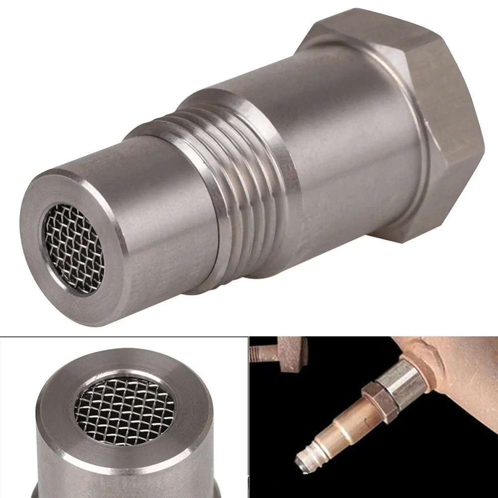 1pc/M18*1.5 Universal Extension Filter Oxygen O2 Sensor Connector Extender Spacer Internal Thread Car modification accessories car sensor connector