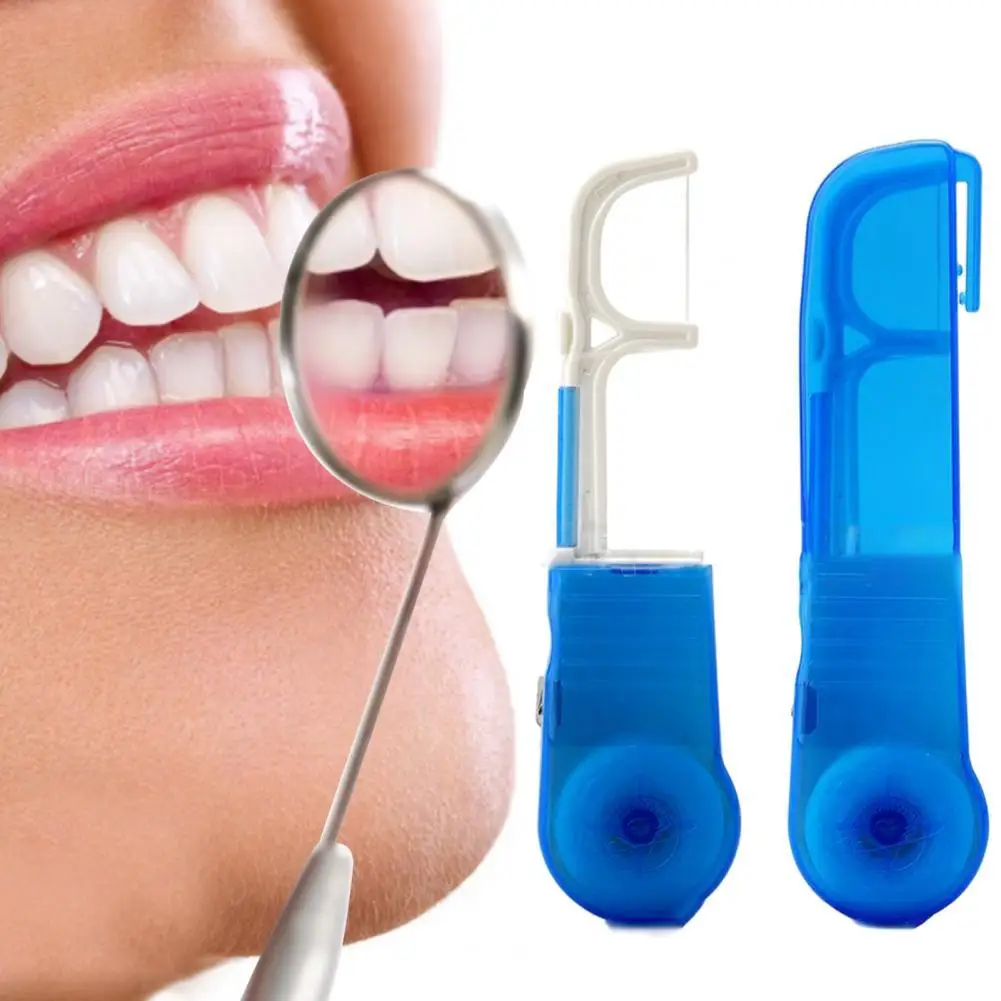 

Teeth Pick Holder Lightweight Floss Holder PP Cotton Portable Practical Dental Floss Holder Accessories