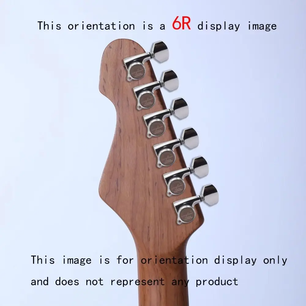 6PCS/Set Chrome Guitar Locking Tuners Lock String Silver/Gold/Black Guitar Tuning Pegs Electric Guitar Machine Heads Tuners