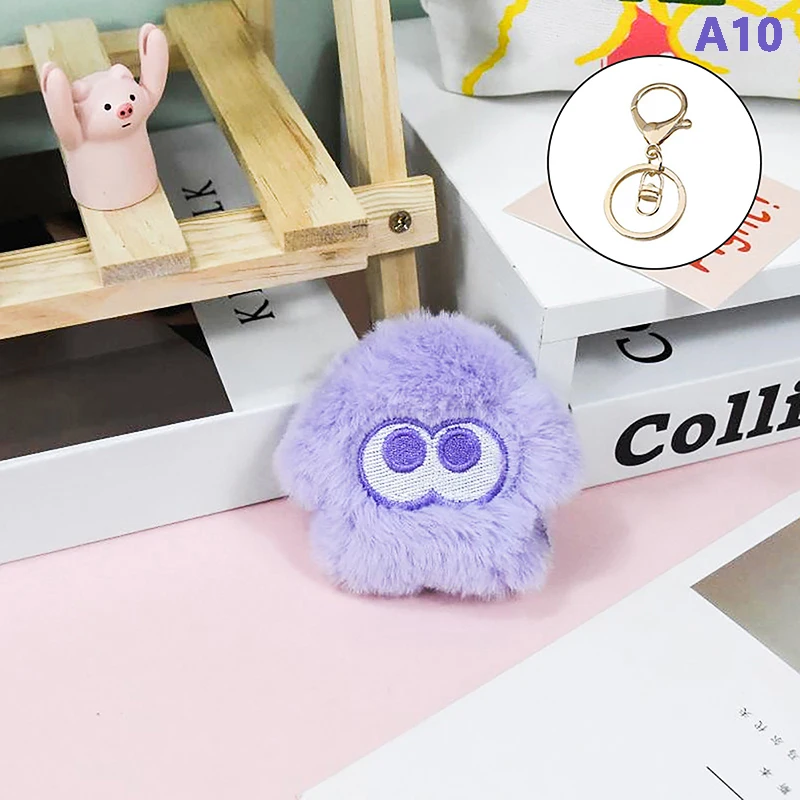 Splatoon インクリングぬいぐるみキーホルダーアニメオレンジ赤