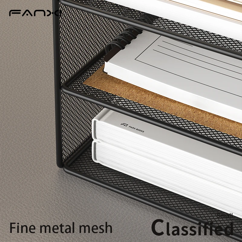 4-Tier Desk Organizer Desktop storage rack Desk file holder No installation organizer Desk Organizer for Office School Home 4