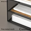 4-Tier Desk Organizer Desktop storage rack Desk file holder No installation organizer Desk Organizer for Office School Home 4