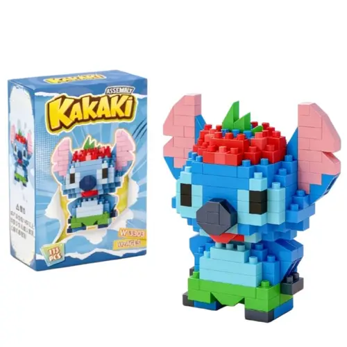 Disney 214 style Winnie LinaBell StellaLou Building Blocks Princess Cartoon Figrues Bricks Children's Assembly Toys Model Gift - Image 65
