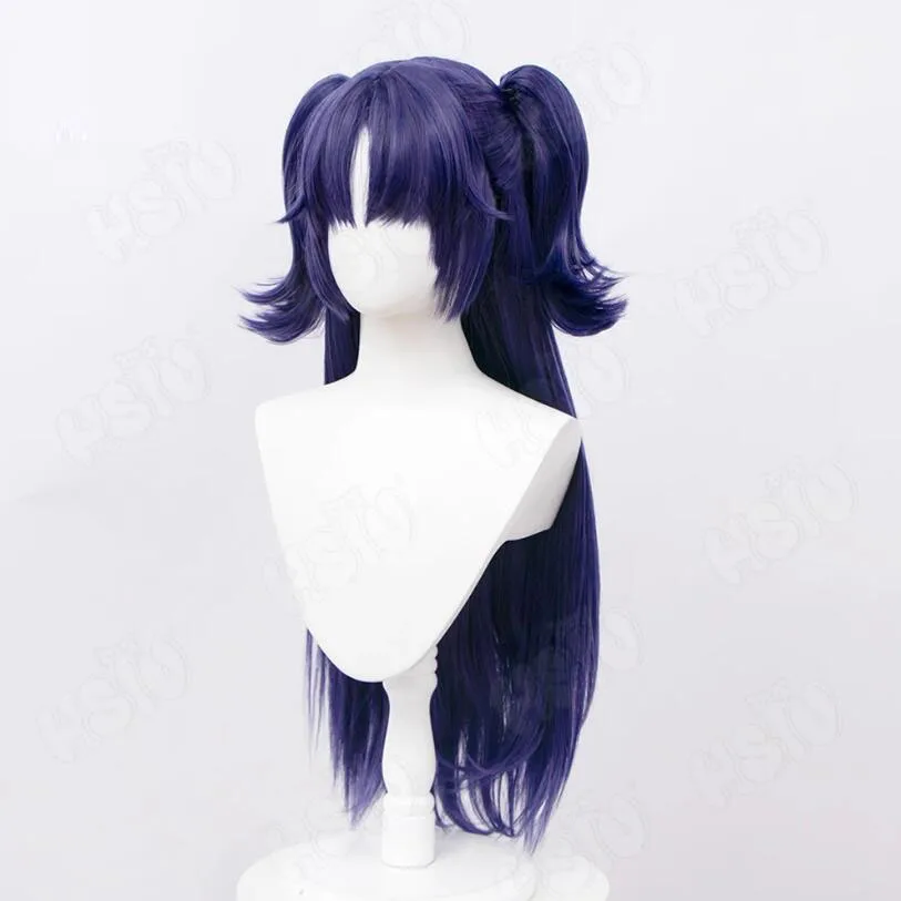 Hayase Yuka Cosplay Wig Fiber synthetic wig Game Blue Archive cosplay blue purple long hair