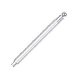 Nail Art Double - Ended Magnetic Tool with Cylindrical Aluminum Handle (Silver With Ball)