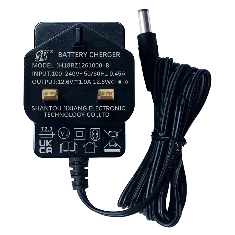 Caricabatteria al litio per utensili elettrici 12,6 V 16,8 V 500 mA 850 mA 900 mA 1 A 1,2 A 2 A 3 A standard USA, UE, Regno Unito - immagine 5