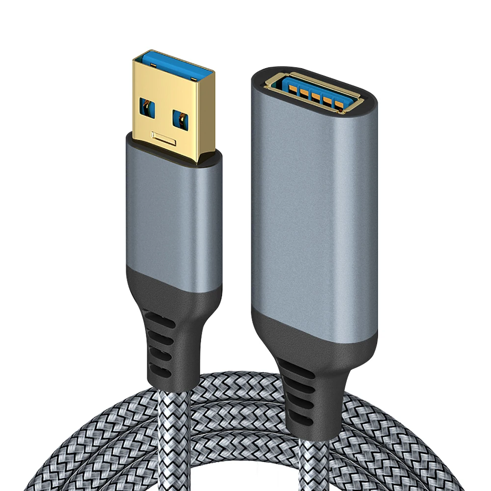 High-Speed USB 3.0 Extension Cable - Male to Female, Various Lengths Available