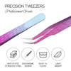 Gemerry Tweezers For Eyelash Extension Colorful Stainless Steel High Precision Lashes Tweezers Individual Volume Makeup Tools 4