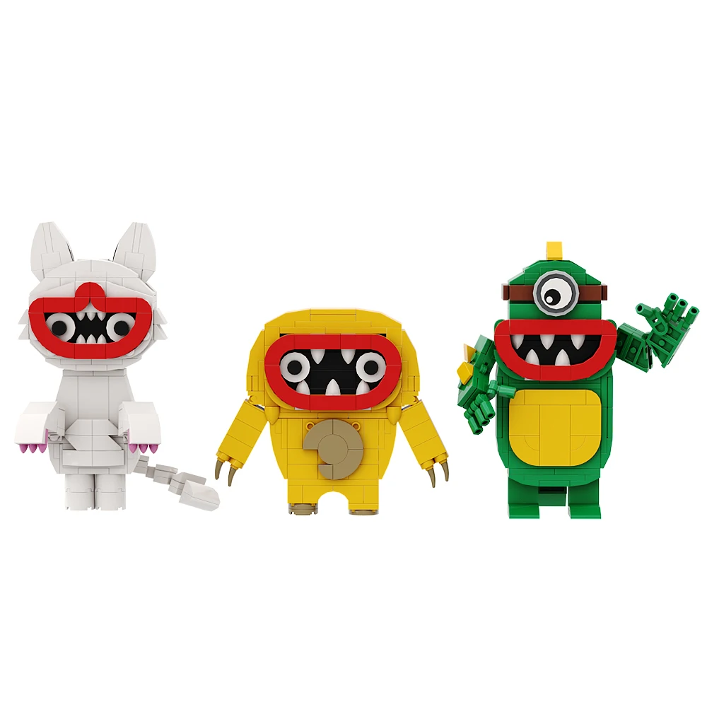 Gobricks MOC Wiki Wolly Joyville Bricks Horror Game Bricks Adventure  Joyville Wiki Wolly Building Block Cartoon Funny Toys Gift - AliExpress