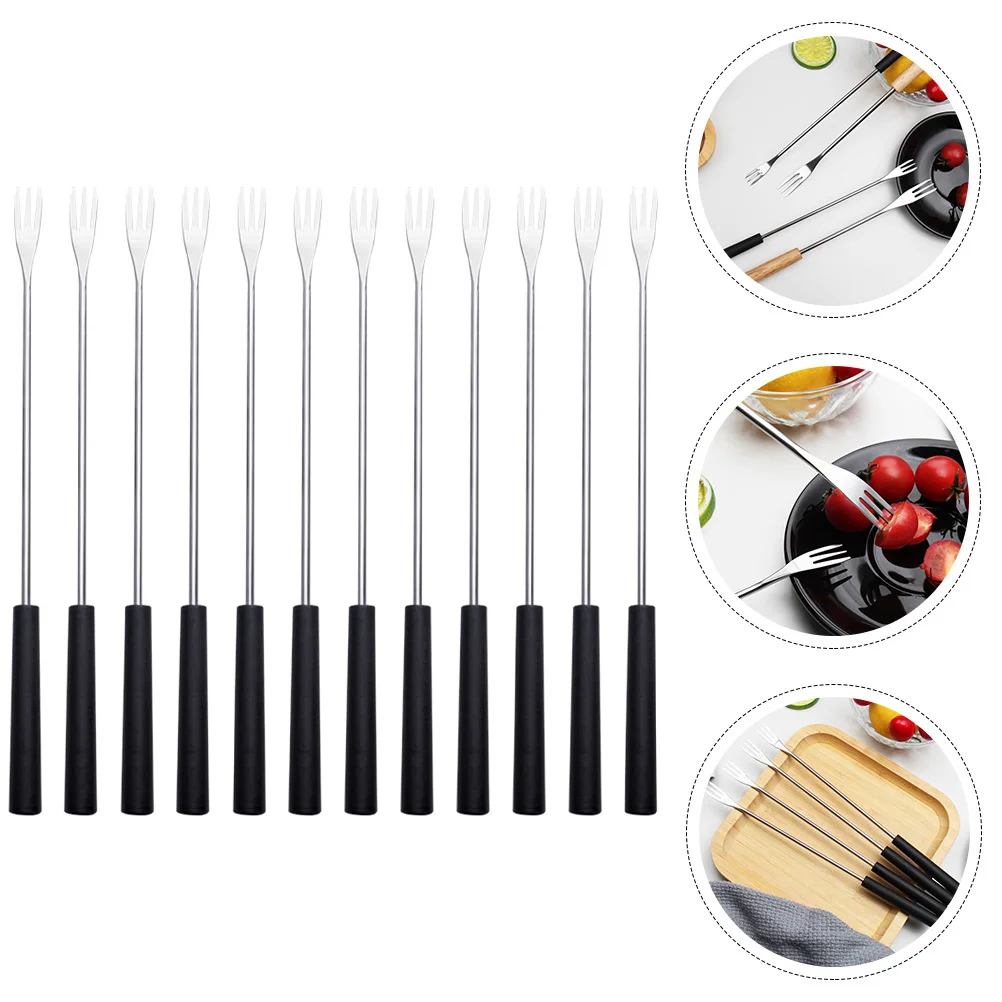 

Chocolate Fondue Fork Bbq Baking Tools Stainless Steel Forks Cheese Supplies Helpful Fruit Chocolates
