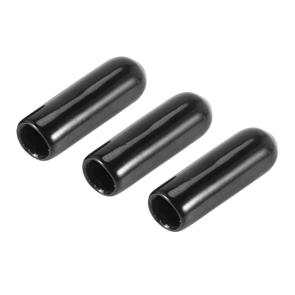 Tanstic 496Pcs 17 Sizes Black Rubber End Caps Screw Thread Protectors Vinyl Flexible End Caps Bolt Covers Caps For Metal Tube Rod Bolt - View #10