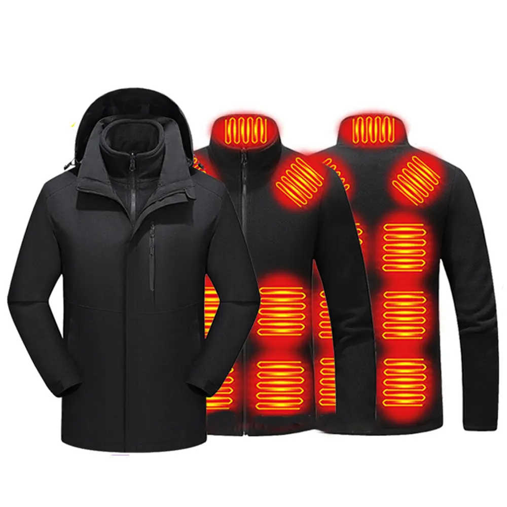 10 Zones Heating Jacket Men Women Electric Heated Jacket Winter Warm  Thermal Coat Outdoor Sport Hiking Hunting Fishing Clothes - AliExpress