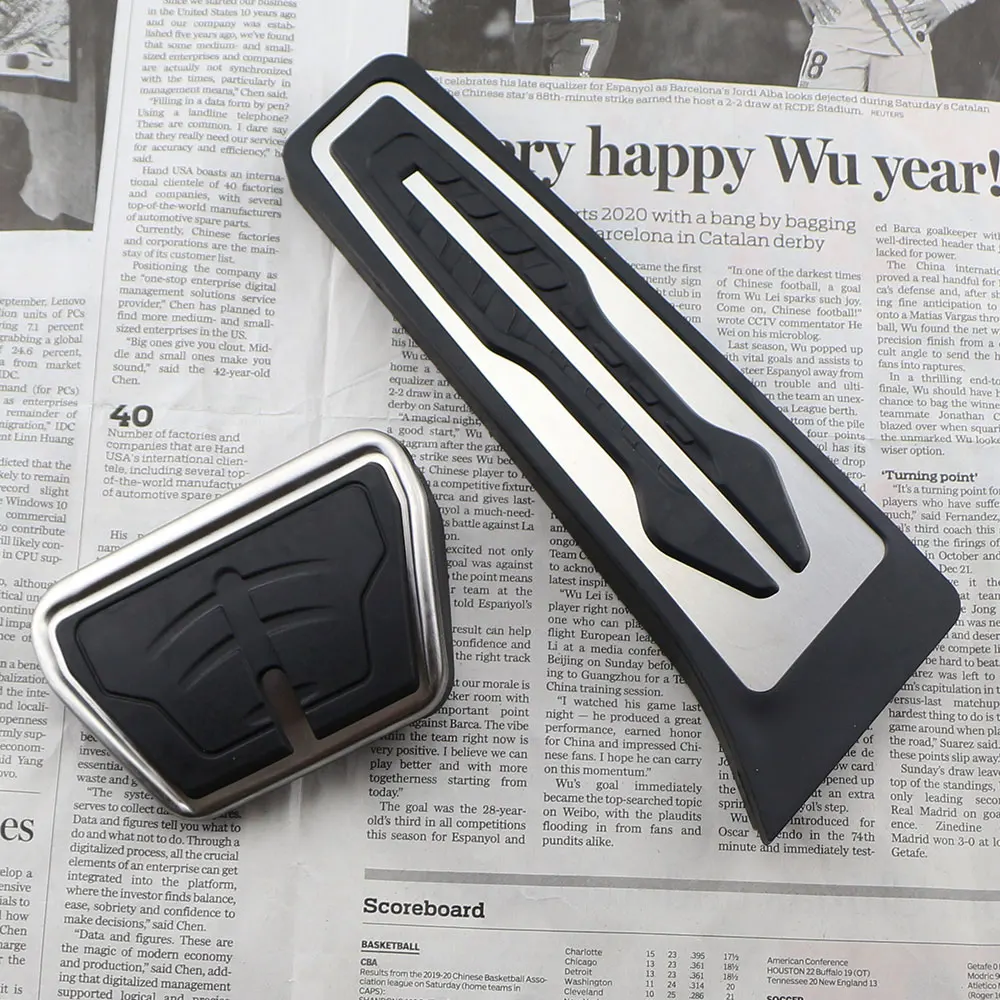 Stainless Steel Pedal Cover AT MT for BMW X3 X4 X5 X6 2 3 4 5 6 7 Series G20 F30 G30 G11 G01 G02 G05 F15 F16 F22 F25