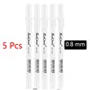 5 pieces 0.8 Gel pen