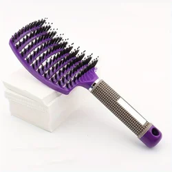 Magic Scalp Massage Hair Brush - Professional Detangling Tool (Purple)