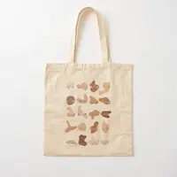 Boob Art Boho Woman Art 2 Cotton  Canvas Bag Fabric Foldable Women Reusable Shopper Unisex Handbag Tote Printed Shoulder Bag 1