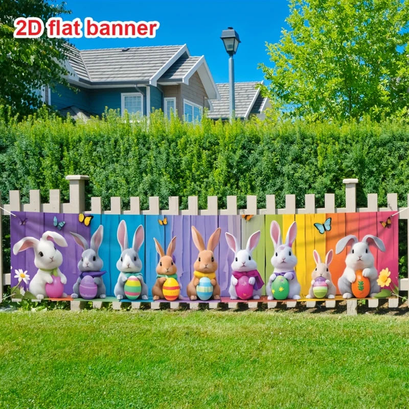 Rabbit Easter Party Banner 4