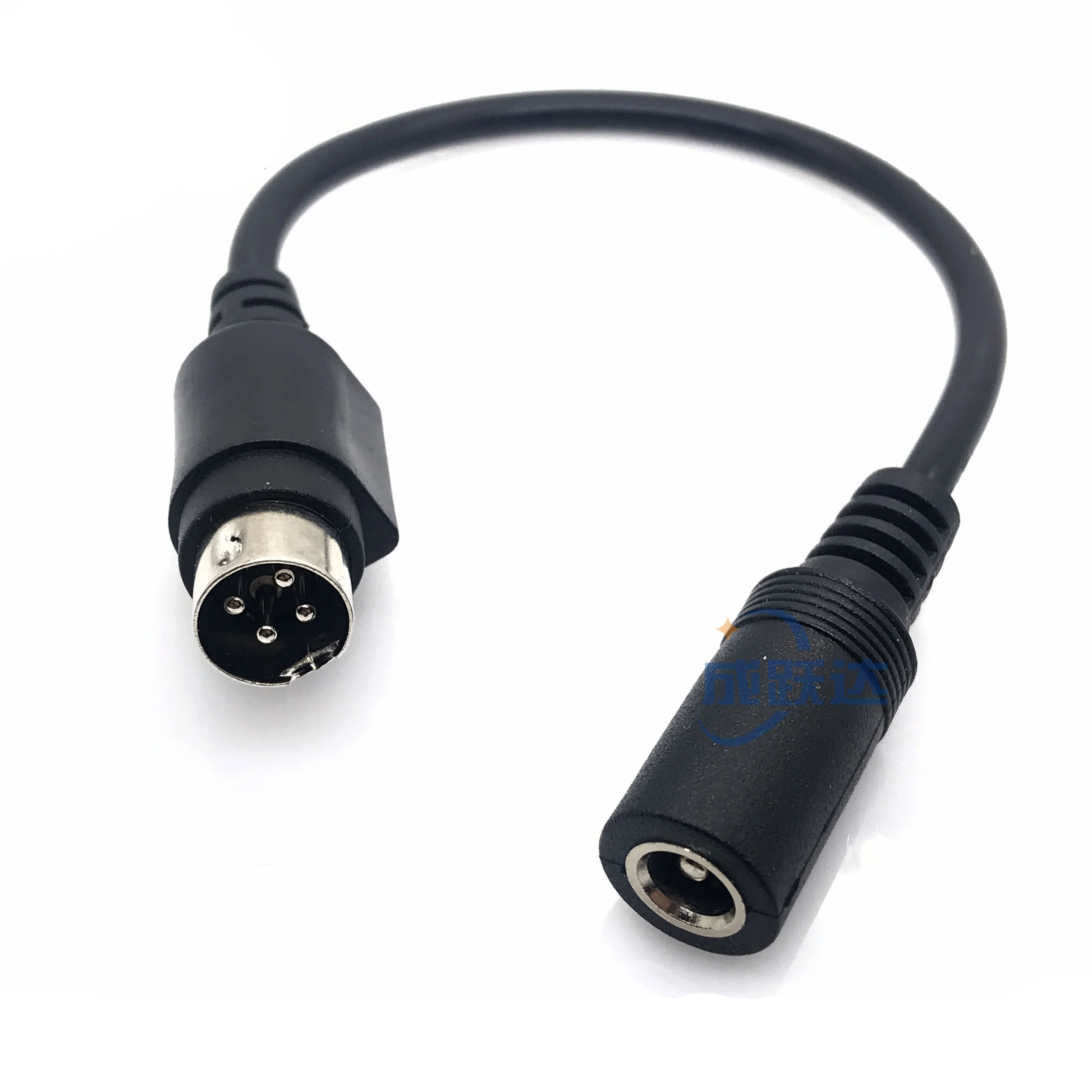 SYSTEM-S S-Video Kabel 50 Cm - Din 4 Pin Winkelstecker Für Studio & Heimkino