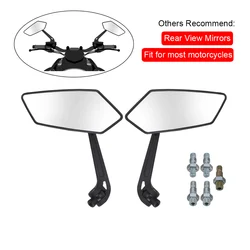 Motorcycle Rear View Reflector Side Mirrors - Premium Motorbike Accessories (Others)