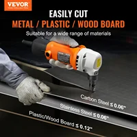VEVOR Sheet Metal Nibbler 550W Powerful 2200 RPM High Speed 360 Degree Rotation Electric Nibbler Metal Cutter 2