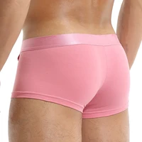 Open Front Underwear Men Coton Boxer Shorts Hommes Culotte Respirante Homme 2