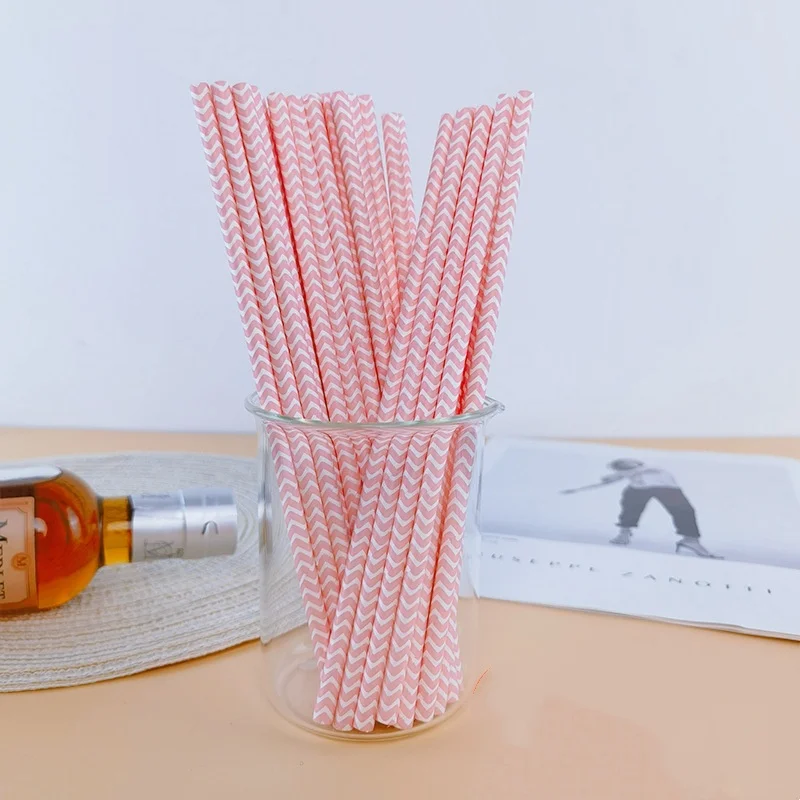 [2000Pcs] Paper Straws Smoothie Straws for Cocktail Coffee Birthday Wedding Christmas Decorations and Party Supplies