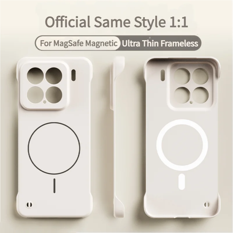 Ultra Thin Magnetic Shockproof Phone Case - Hard Cover with Magsafe Compatibility